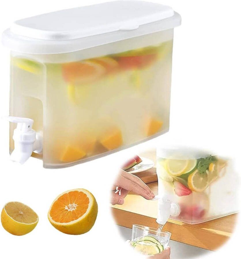 IBBO Shop Drink Bucket Drankdispenser met kraantje Waterdispenser Limonadetap Watertap Sapdispenser 3 Stuks