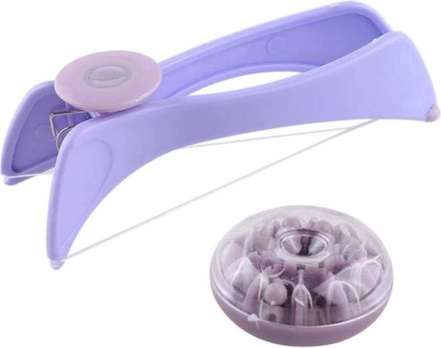 IBBO Shop Gezichtshaar Verwijderaar Wenkbrauw Epilator Draadloze Epilator Gezichtshaar Pijnloos touw epilator ontharen 10 Extra Draadjes