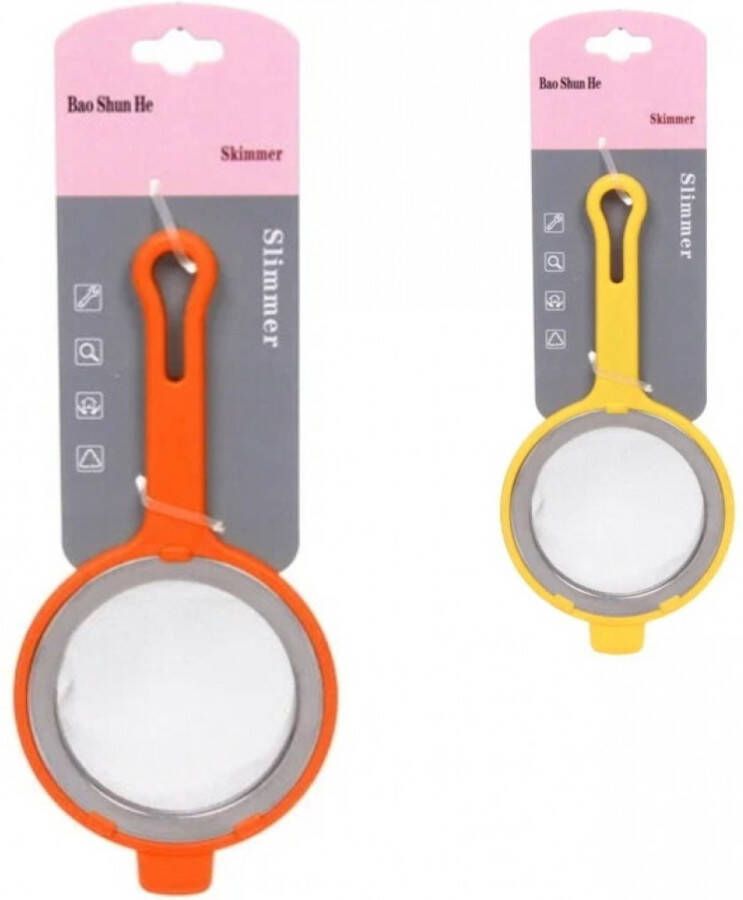 IBBO Shop Nylon zeef 11 centimeter diameter plastic zeef voor kefir en waterkefir kunststof bolzeef Stalen keukenzeef Ø 11 cm