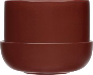 Iittala Nappula Bloempotten voor binnen – Bloempot op Schotel – Bruin – 170x130 mm