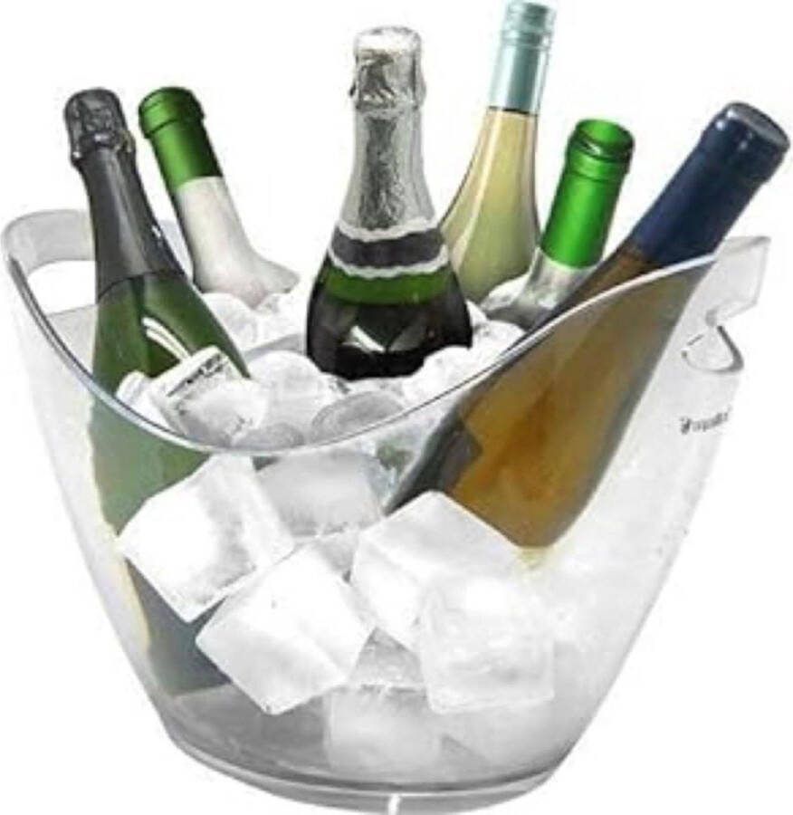 IJsemmer voor 6 flessen Helder Transparant Vin Bouquet FIE 029 ice bucket