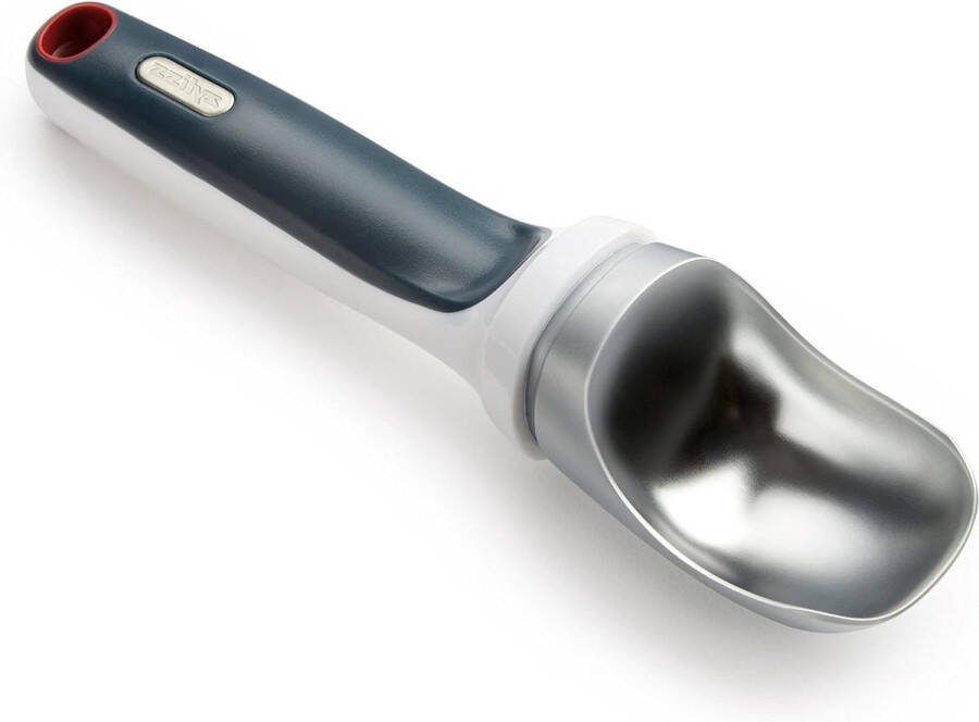 Ijslepel Grijs-Wit Aluminium Kunststof Professionele Ijsschep voor Ijs Gelato Vaatwasserbestendig
