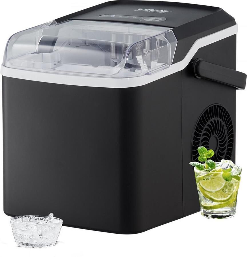 Ijsmachine Ijsmaker 105 W ijsblokjesmachine roestvrij staal 11 8 kg 24 uur Bereiding ijsblokjesmachine in 7 minuten