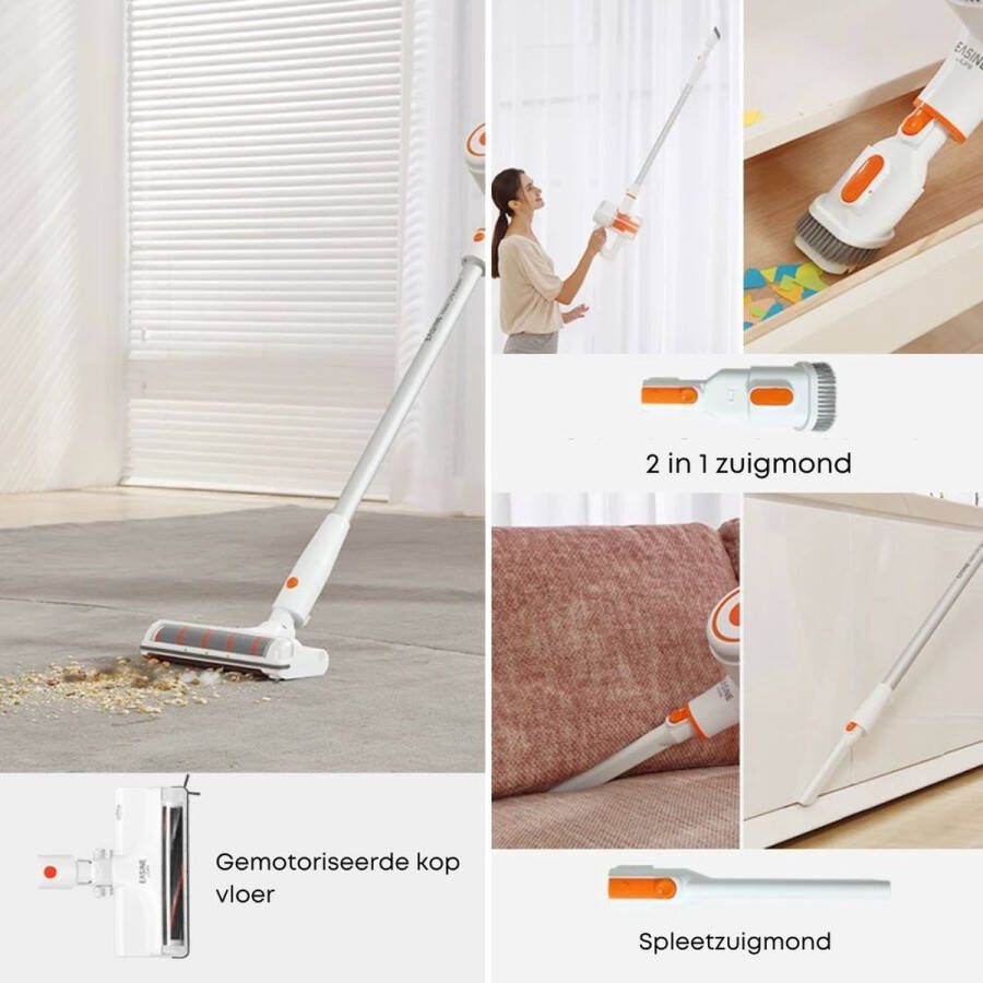 Ilife G80 Draadloze Handheld Stofzuiger Steelstofzuiger Draadloos Snoerloze Stofzuiger Zonder Zak Draadloze Stofzuiger Automatische Stofzuiger Stofzuigers
