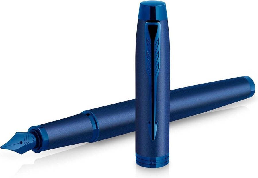 IM Monochrome vulpen-blauwe inkt-medium punt-geschenkverpakking Parker penselen