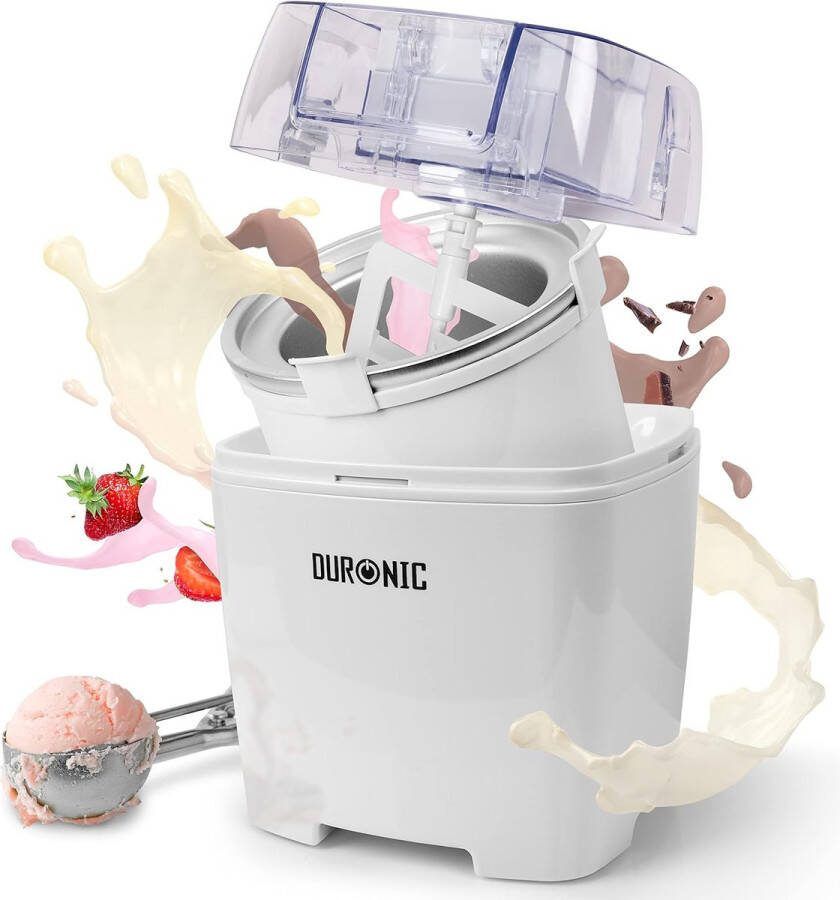 IM540 IJsmachine 9 3W 1 5L Sorbet yoghurt ijs Schepijs Roomijs Wit