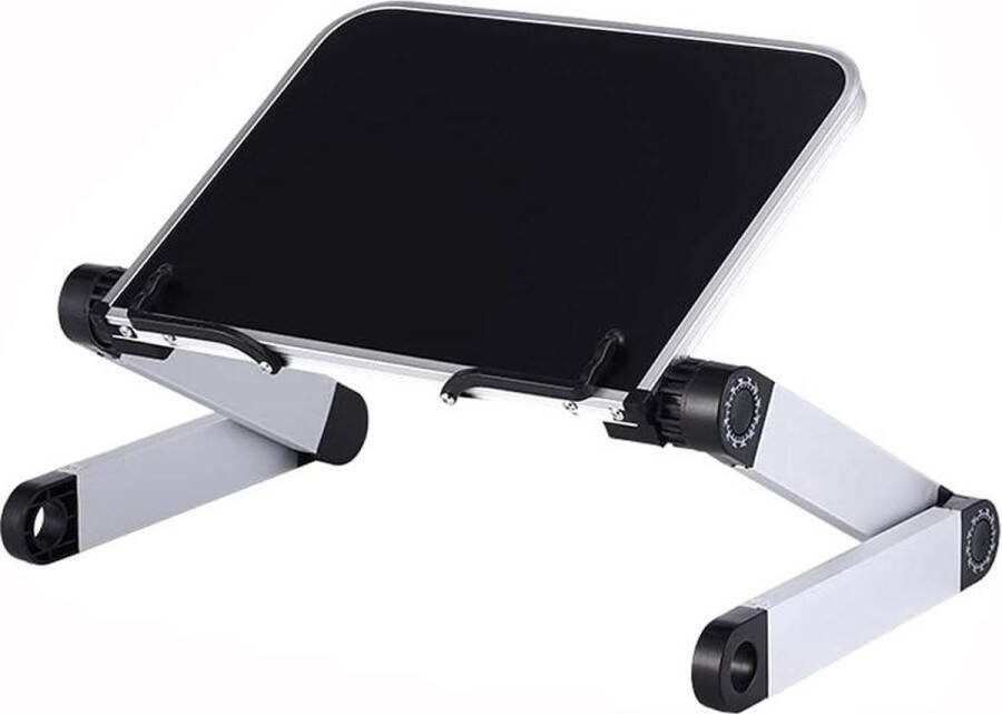 In hoogte en hoek verstelbare handsfree boekenstandaard voor bureau Bureauboekhouder met aluminium armen Grote zware hardcover receptenboekhouder