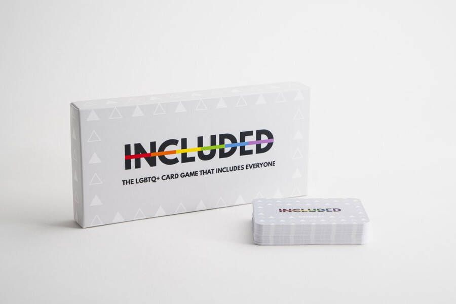 Merkloos Sans marque INCLUDED LGBTQ+ Kaartspel Queer Party Game Conversation Starter Pride Spel Drankspel 200 Vragen en 5 Categorieën!