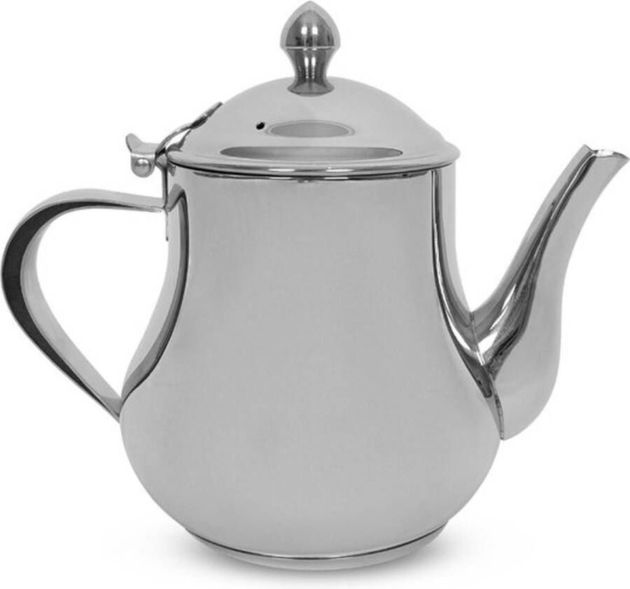 Inductie Marokkaanse & Turkse Theepot van Premium Kwaliteit Roestvrij Staal 0.5 Liter