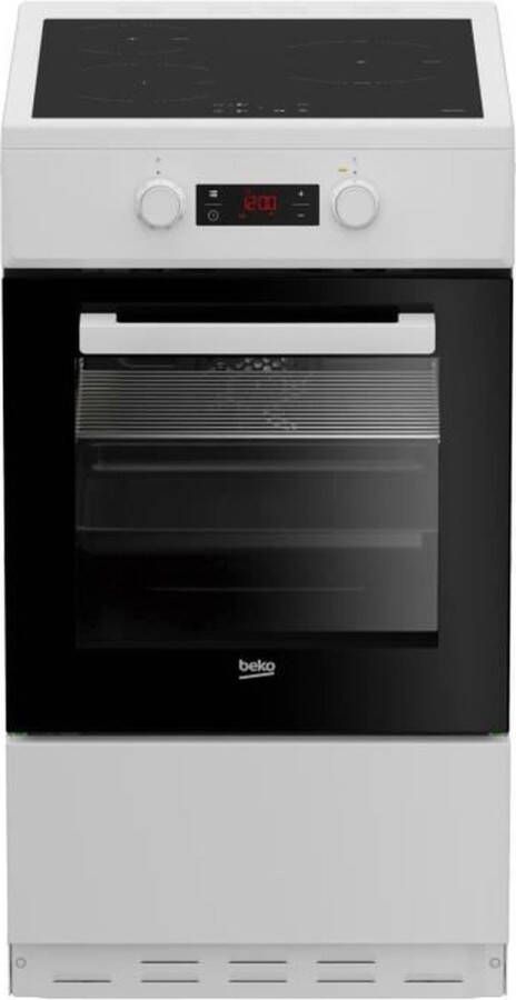 Beko Inductiekookplaat FSM58301WC 3 branders 0 92 kwh cyclus 50cm