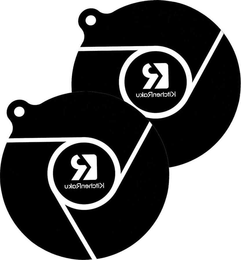 Inductiekookplaat mat 24 cm krasbescherming voor inductiekookplaat silicone mat voor heteluchtfriteuse zwart