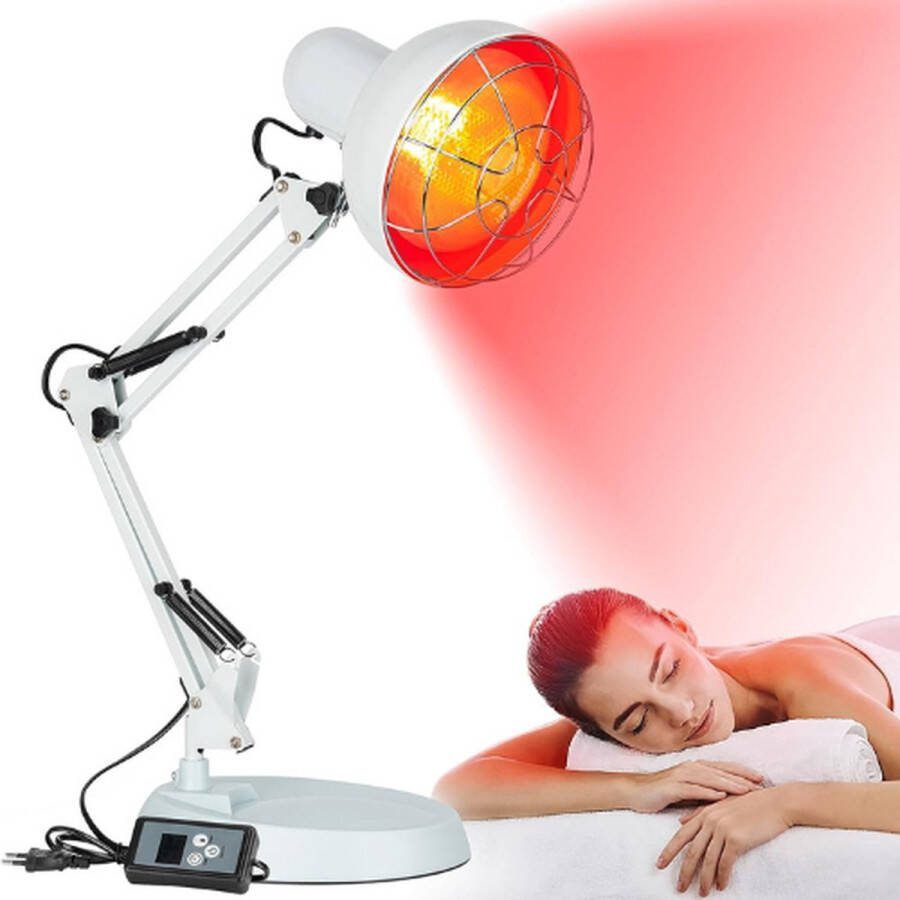 Infraroodlamp Verstelbaar Verwarmd 150W Roodlicht Therapie Infrarood Verwarmingslamp