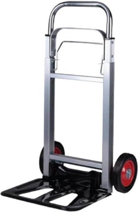 Inklapbare aluminium steekwagen 90 kg transportwagen voor verhuizingen camping en winkelen