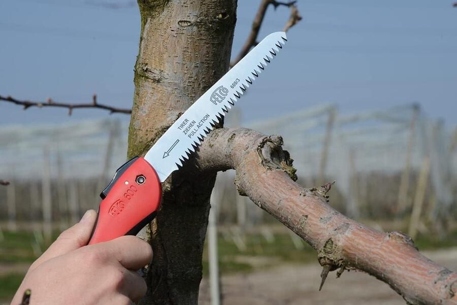 Inklapbare FELCO 600 Zaag Zaagblad 16 cm Takkenzaag voor links- en rechtshandigen Ø 50 mm Lengte 350 mm garden saw hand