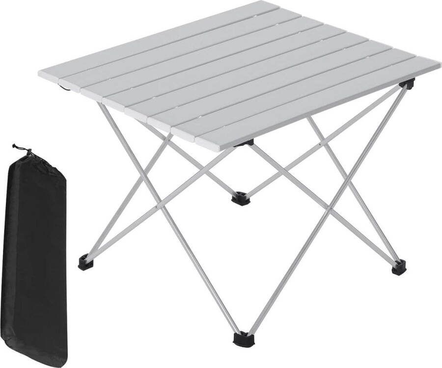 Inklapbare Picknicktafel Campingtafel Aluminium Wandeltafel Balkontafel 56x46x40cm