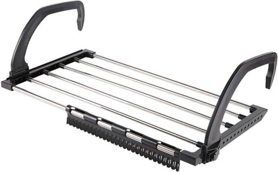 Inklapbare wasdroger radiator hangdroger roestvrij staal wandhangdroger voor balkon 32 x 59 cm