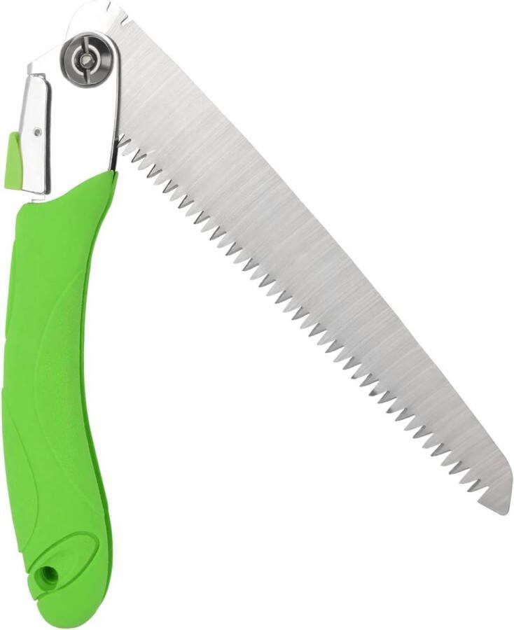 Inklapbare zaag takkenzaag handzaag antislip handvat 65# beugelzaagblad grove tanding zaagbladlengte 210 mm lengte 43 cm klapzaag voor tuinwerk outdoor gebruik
