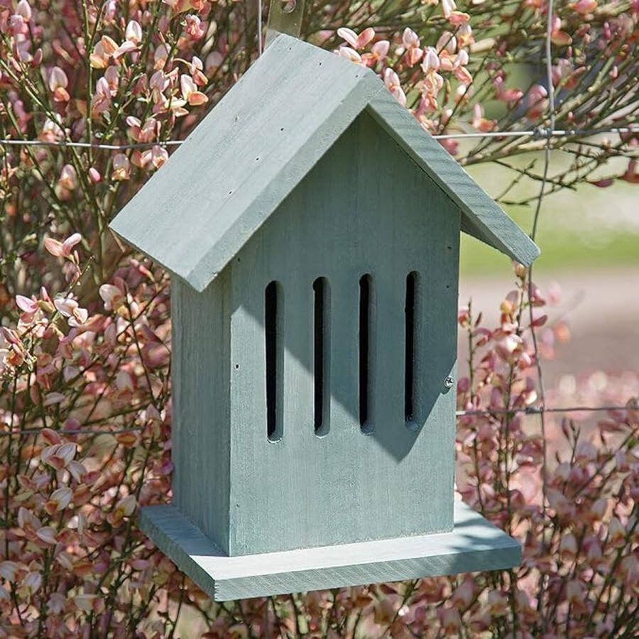 Insectenhotel Design insectenhotel met natuurlijke materiaal Voor bijen lieveheersbeestjes en vlinders Om op te hangen 25.5 x 18.5 x 12 cm