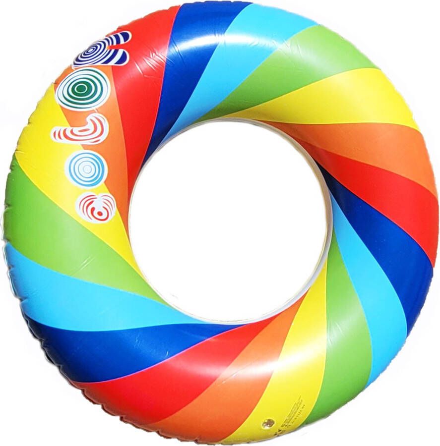 Intex Zwemband REGENBOOG – LGBTQ fleurige opblaasbare zwemring Regenboogvlag 90 cm L4007
