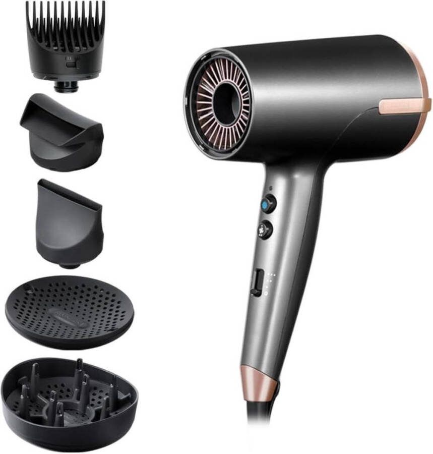 Ionische Föhn met Diffuser Professionele Föhn met Diffuser Haardroger Reis Föhn