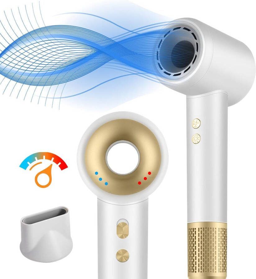 Ionische Föhn met Diffuser Professionele Föhn met Diffuser Haardroger Reis Föhn