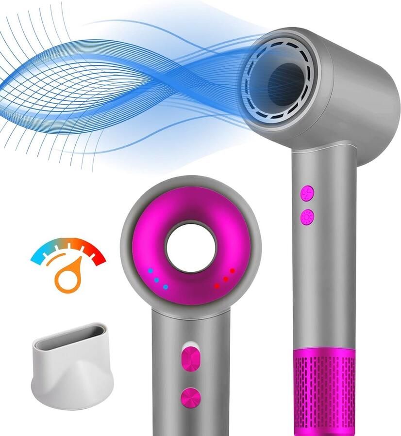 Ionische Föhn met Diffuser Professionele Föhn met Diffuser Haardroger Reis Föhn