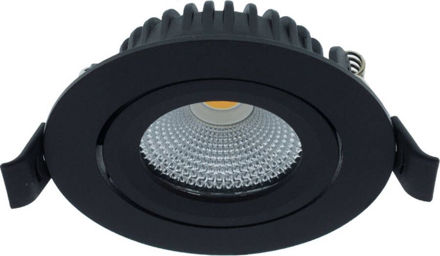 IP44 LED inbouwspot 2700K Dimbaar Zwart