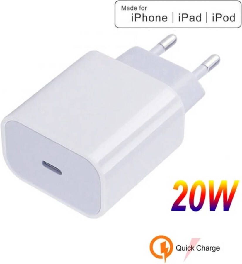 IPhone 13 12 11 12Pro max 11 Pro Max USB -C snel Adapter 20W Super Snel oplader