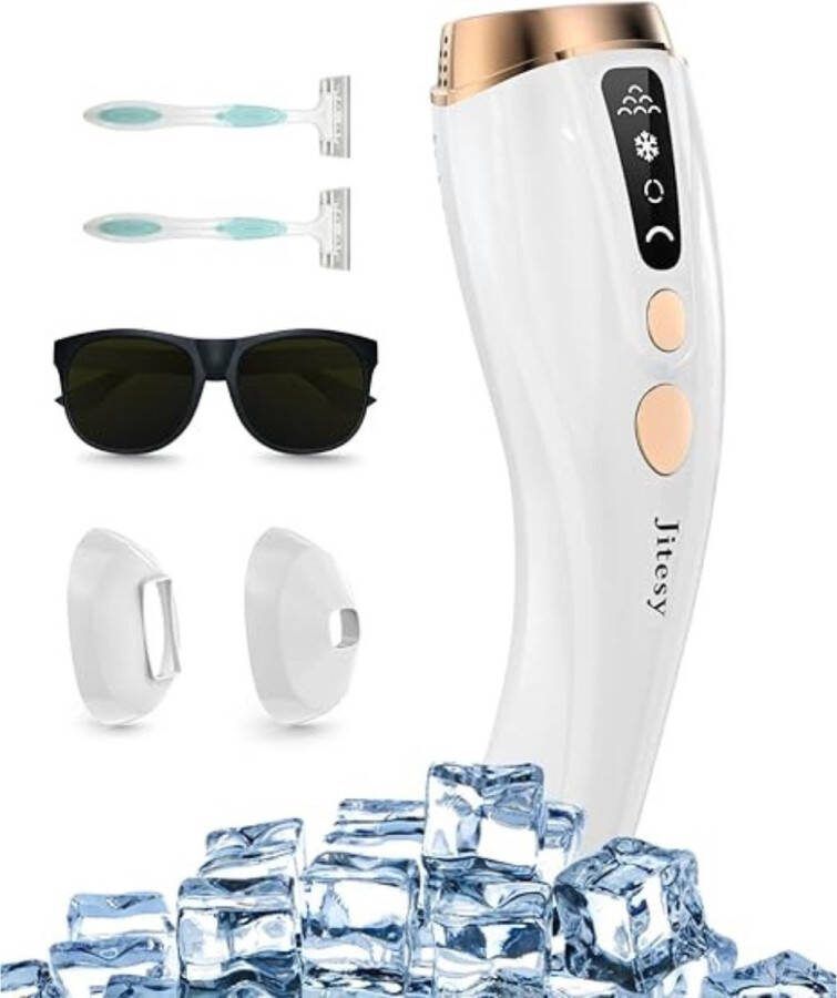 IPL Laser Ontharingsapparaat Laser Ontharing Met IJskoeling Ontharing Laser Ontharingsapparaat Laser Ontharingsapparaten Laser Permanente En Pijnloze Haarverwijdering Voor Gezicht En Lichaam Automatische & Handmatige Modus