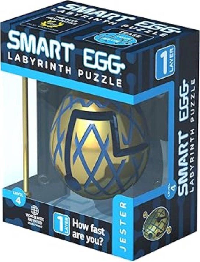 IQ Puzzel Labyrint Ei -IQ Ball Puzzel Fidget Toy Speelgoed Magic Puzzel| Doolhof LET OP JE KRIJGT 1 EI| Speelgoed Paasei Kids Educatieve Bal| Magic Smart Egg Labyrint IQ Puzzels 3D Metaal Stuks Breinbrekers Educatief en Leuk