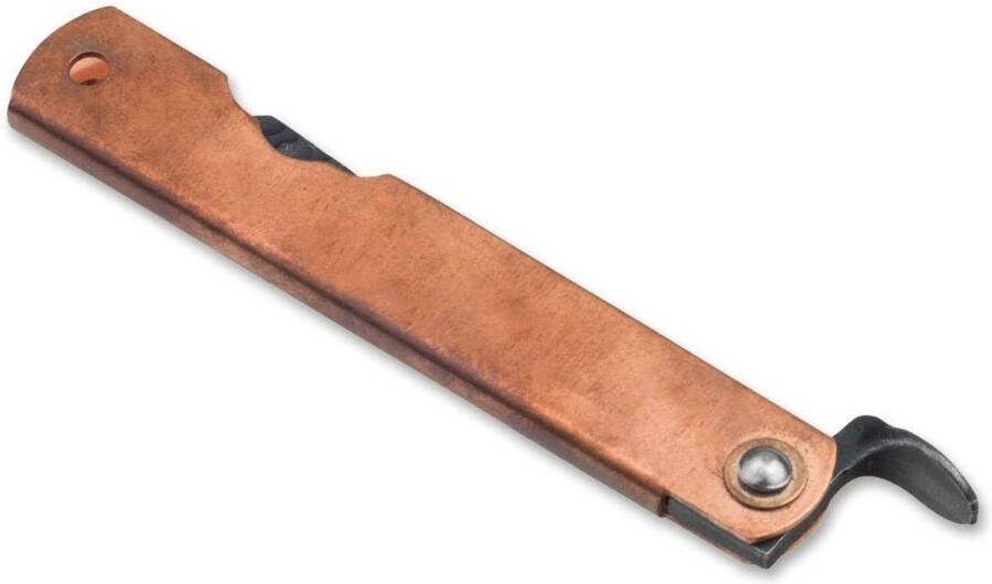 Irogane Damascus zakmes voor volwassenen zilver 165 cm Higonokami Unisex