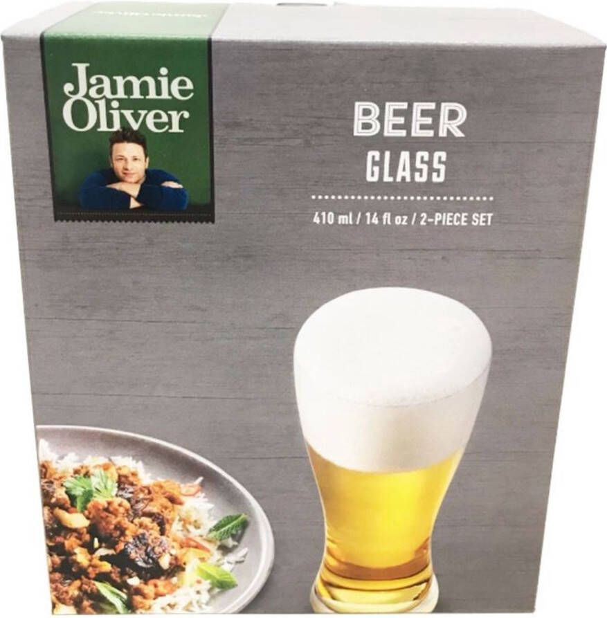 Jamie Oliver Bierglazen 410ml 2 Delige set