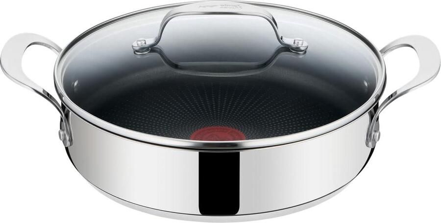 Jamie Oliver Serveerpan 25 cm 2-delige set antiaanbaklaag vaatwasmachinebestendig inductiekookplaat roestvrij staal SET20