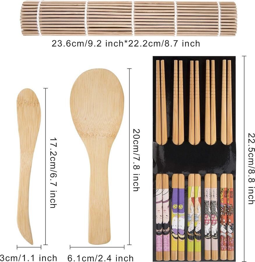 Japanse Melamine Sushi Gerechten KWALITEITS SUSHI SET