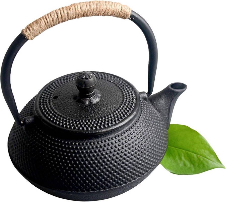 Japanse theepot gietijzer met zeefinzet Zwarte theepot Aziatisch 0 6 liter 600ml iron teapot