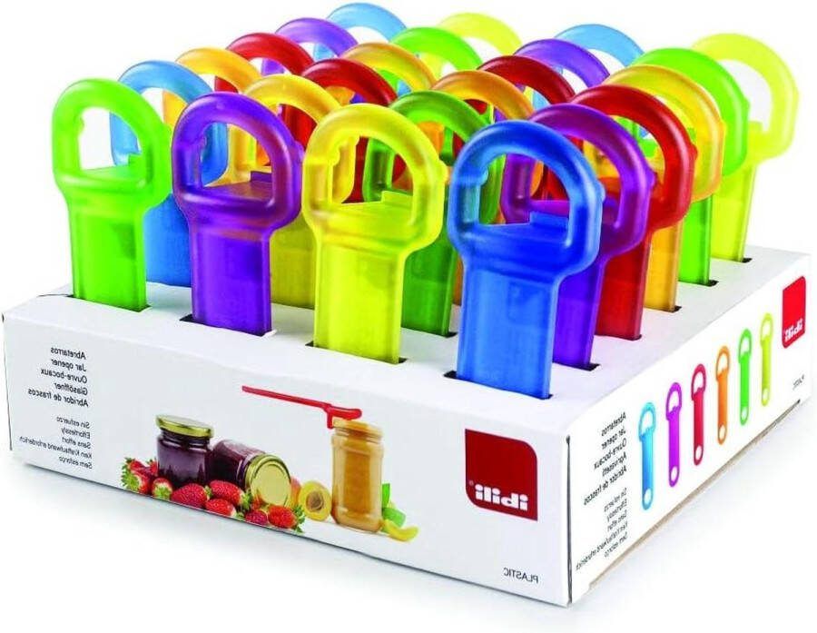 Jar Opener Multi-Color One Size Open Potten Gemakkelijk potten opener