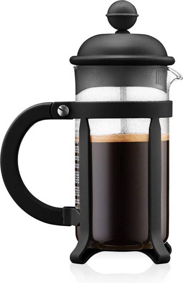 Java-koffiezetapparaat 3 kopjes 035 l Mehrla Gig zwart compact formaat 75 x 135 x 189 cm