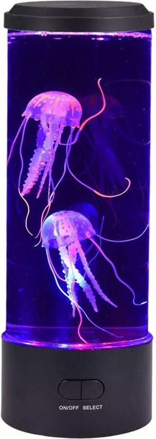 Jellyfish Nachtlamp – Lavalamp met Kwallen Nachtlampje – Lava lamp LED lamp Sfeervol betoverend inspirerend meerdere standen