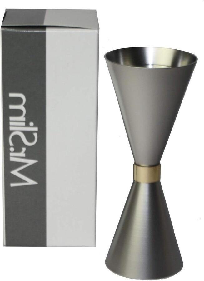 Jigger cocktail maatbeker mat 30-45 ml gemaakt in Japan kleuren en maten