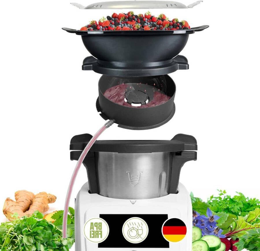 Juicer for Monsieur Cuisine Connect & Smart accessories 99 minutes juice without empty bowl press-free juicing