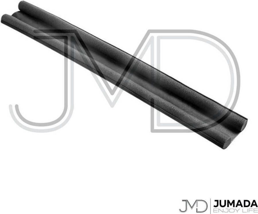 Jumada's Tochtrol Deurstopper Binnen Tochtstopper Deurklem Tochtstrips Voor Ramen En Deuren Met Gratis Mondmasker Houders Tochtstrip Zelfklevend 93 cm Grijs