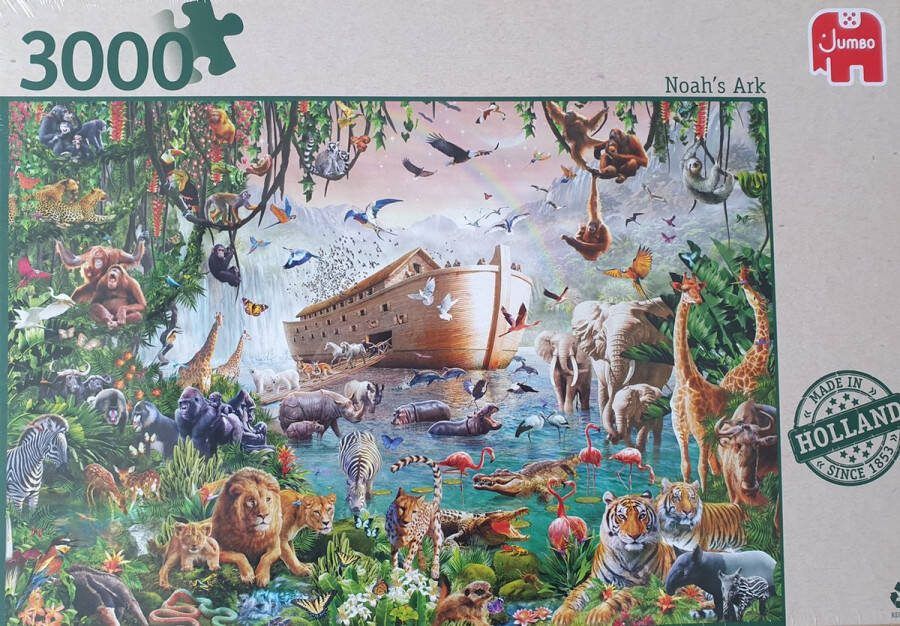 Jumbo Noah's Ark Legpuzzel 3000 stukjes Puzzel