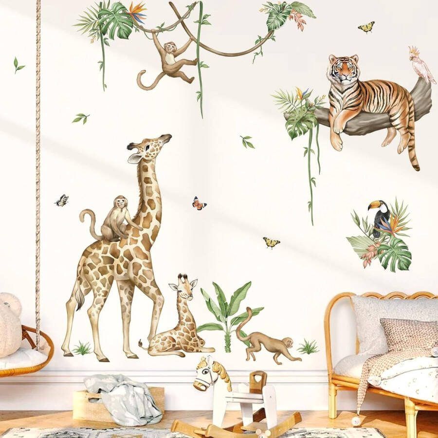 Jungle Dieren Muurstickers