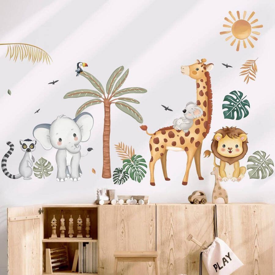 Jungle Dieren Muurstickers