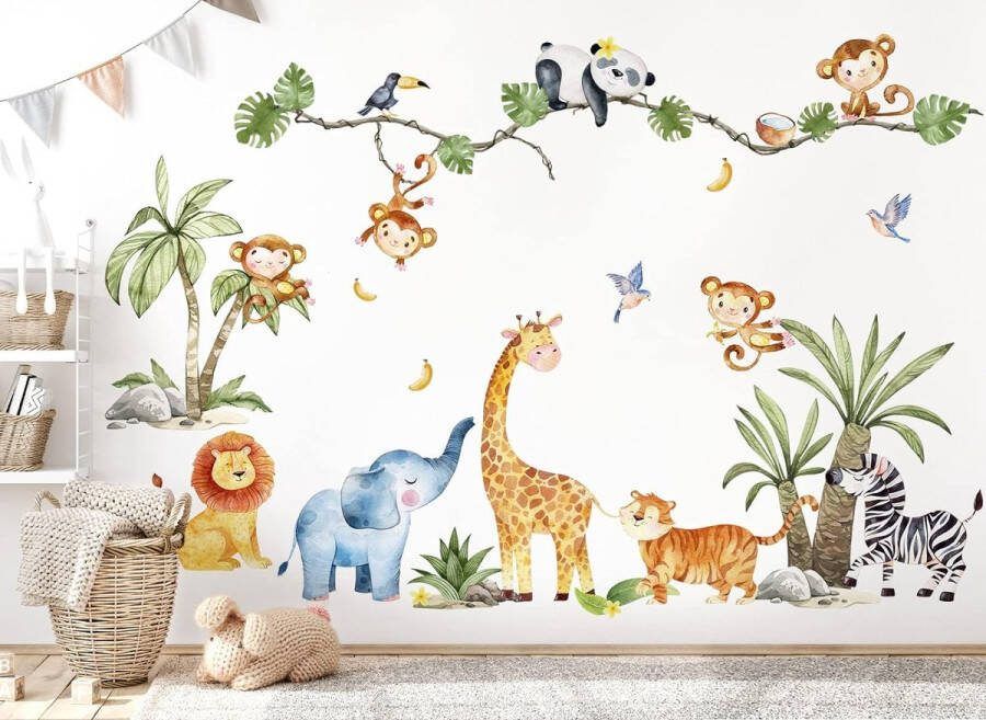 Jungle Dieren Muurstickers