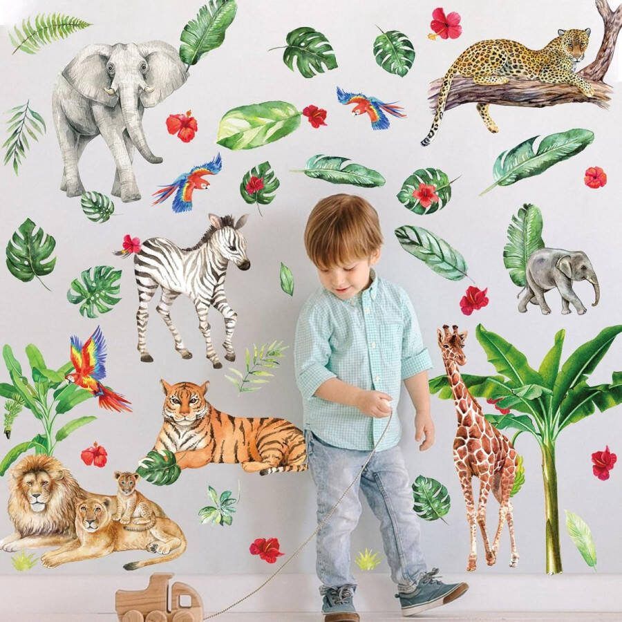 Jungle Dieren Muurstickers