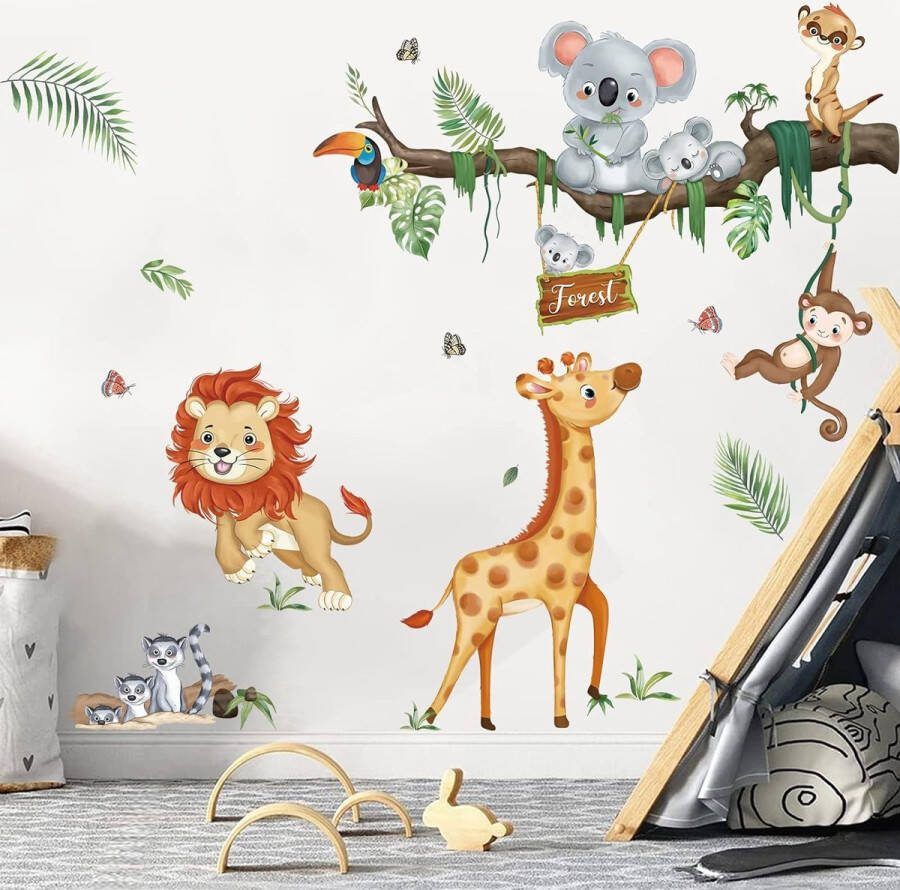 Jungle Dieren Muurstickers