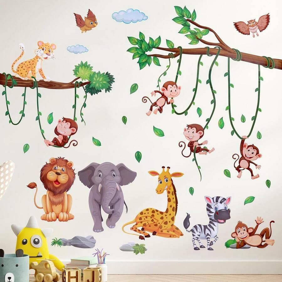 Jungle Dieren Muurstickers