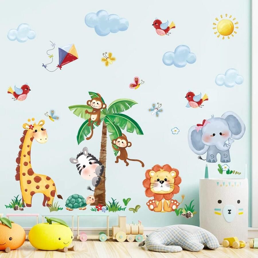 Jungle Dieren Muurstickers