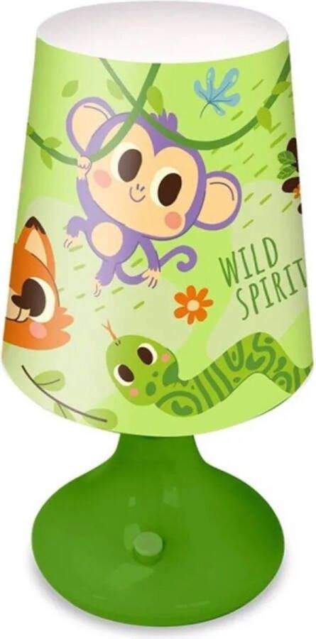 Jungle Nachtlamp voor Kinderkamer Met dieren Aap Slang Vos Into the Forest